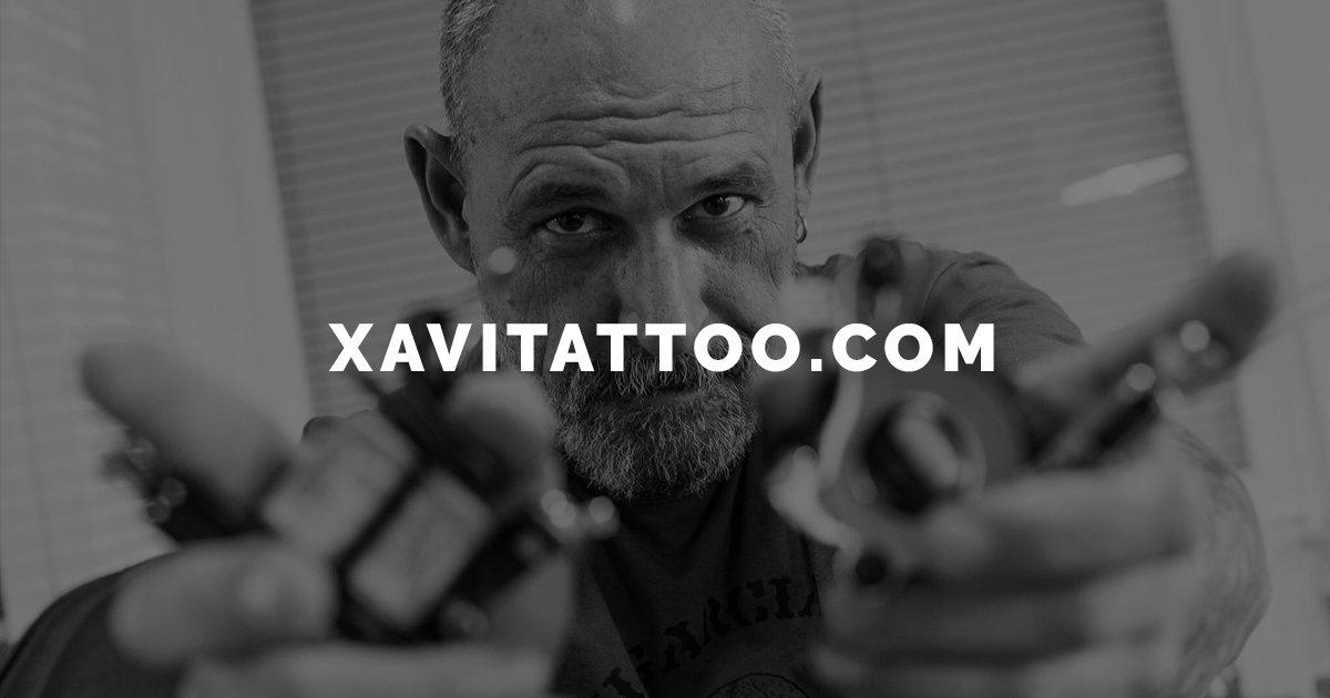 Tatuaje retrato familiar de Davinia (padre) en Valencia por Xavi García Boix