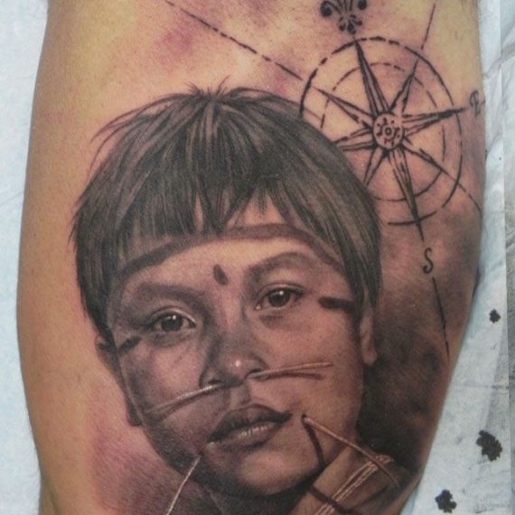 xavi garcia boix tattoo retrato realismo portrait realism tatuaje valencia diversos random aventura aventure