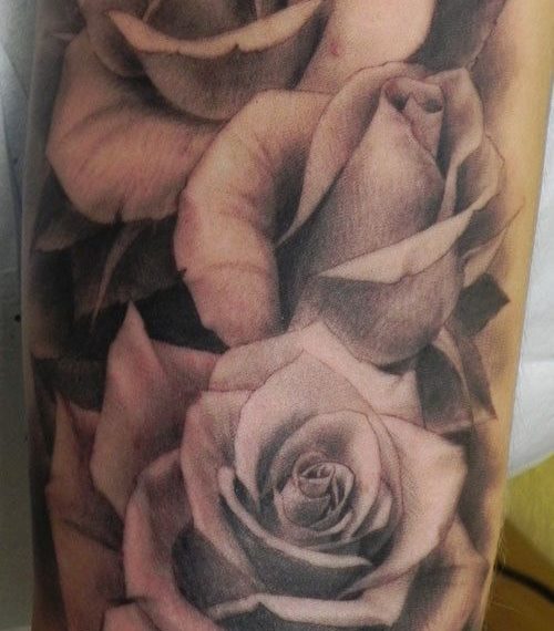 xavi garcia boix tattoo retrato portrait realismo realism tatuaje valencia diversos random rosas roses naturaleza animales nature animals