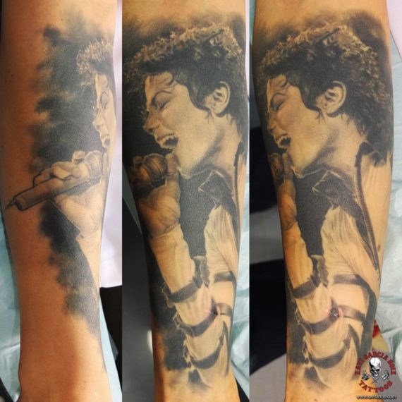 xavi garcia boix tattoo retrato realismo portrait realism tatuaje valencia tatuajes personajes famosos famous characters MICHAEL-JACKSON-04