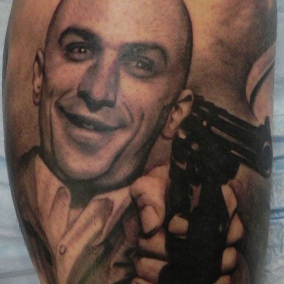 xavi garcia boix tattoo retrato realismo portrait realism tatuaje valencia tatuajes personajes famosos famous characters taxi driver ROBERT-DENIRO-01